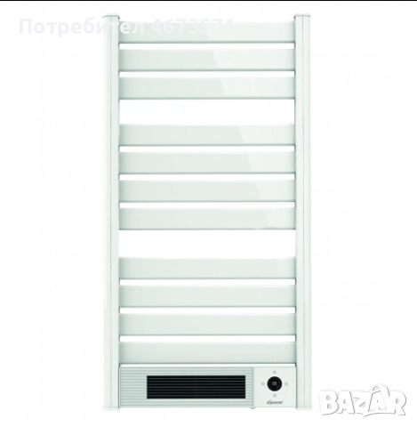 Радиатор за баня K75F, 1500W, Wi-Fi, LED