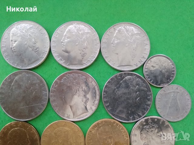 Голям лот монети от Италия, снимка 7 - Нумизматика и бонистика - 41976272