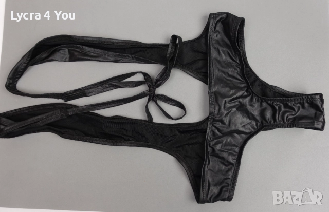 Kitten by Allure Lingerie one size (M/L) еротично ново боди с кожен/мокър ефект, снимка 9 - Бельо - 52958846