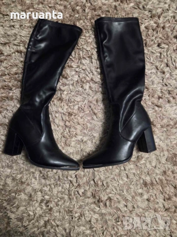 Естествена кожа дамски ботуши номер 39, снимка 2 - Дамски ботуши - 53747678