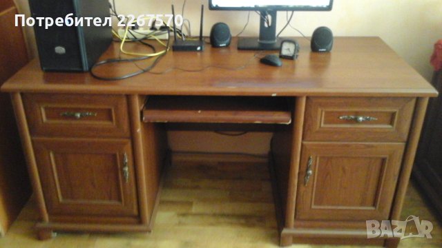 Масивно офис бюро и шкаф от материал MDF, снимка 8 - Бюра - 41663864