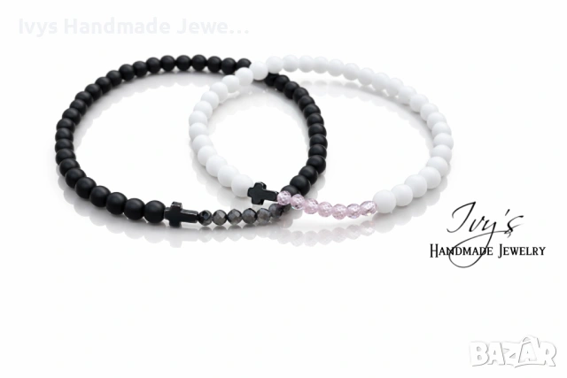 Гривни за двойки с естествени камъни