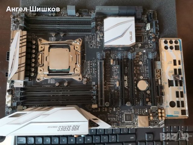 Дънна платка ASUS X99-A II + I7-5960X SR20Q 3000MHz 3500MHz(turbo) L2-2MB L3-20MB TDP-140W, снимка 1 - Дънни платки - 35933749