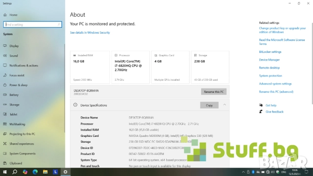 Lenovo ThinkPad P50, снимка 7 - Лаптопи за работа - 51746775