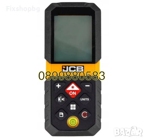 Лазерна ролетка с максимален обхват на измерване 65 метра JCB, снимка 2 - Измервателни инструменти - 51565039