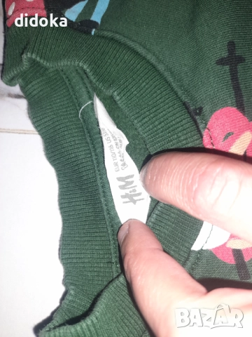 Коледна блуза h&m, снимка 2 - Детски Блузи и туники - 52679940