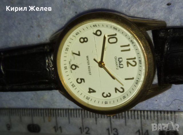 Q&Q QUARTZ МАРКОВ ЯПОНСКИ ДАМСКИ ЧАСОВНИК Кю и Кю с КОЖЕНА КАИШКА 15171, снимка 10 - Дамски - 42143601