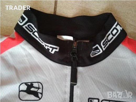 Вело джърси тениска  спортна блуза GIORDANA /  SCOTT , размер L