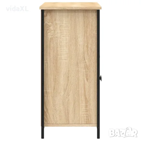 vidaXL Сайдборд, дъб сонома, 100x35x75 см, инженерно дърво, снимка 7 - Бюфети - 56148178