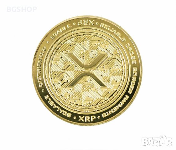 Ripple Coin / Рипъл монета ( XRP ) 2021 - Gold, снимка 3 - Нумизматика и бонистика - 39116009