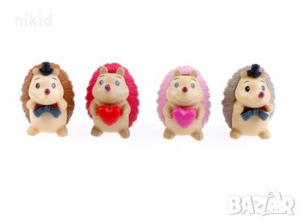 таралеж таралежче сладка фигурка пластмасов пластмасова играчка украса декор , снимка 3 - Фигурки - 35937043