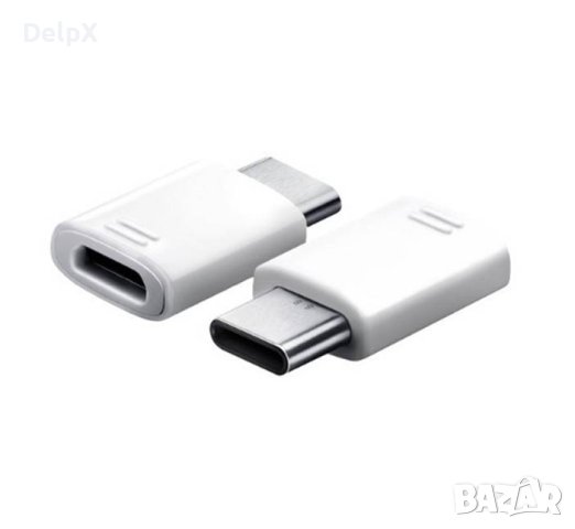 Букса преходна MICRO USB(ж)/TYPE-C(м)