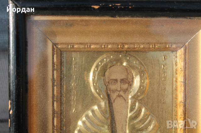 Руска икона обков бронз , снимка 2 - Антикварни и старинни предмети - 36464248