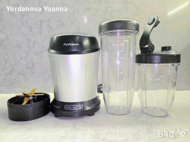 Нутри блендер Rohnson 1200w, снимка 7 - Кухненски роботи - 52871519