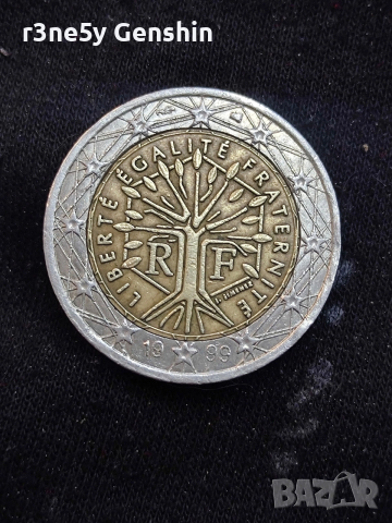 Монета 2 Евро Франция 1999 г.