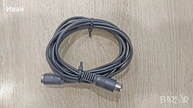 S-Video кабел 4 пина, мъжки към женски, снимка 3 - Кабели и адаптери - 41603101