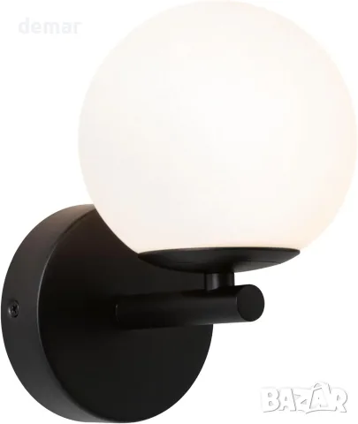 Черен LED аплик Paulmann 71074 Gove, 5 W, 400 lm, 3000 K, IP44