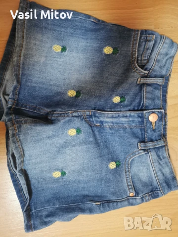 Детски дънкен гащеризон  и дънкени панталонкиза момиче , снимка 6 - Детски къси панталони - 50816902