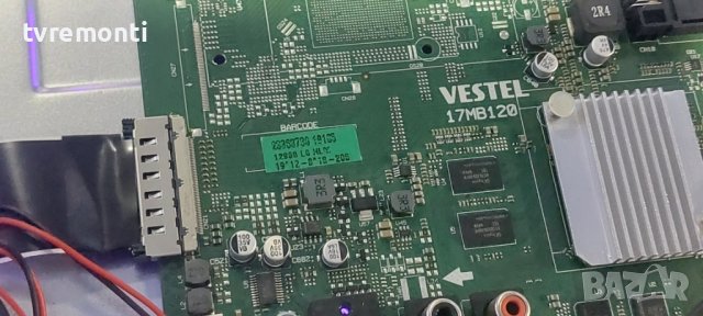 MAIN BOARD, 17MB120 Telefunken D43U400M4CW for 43inc DISPLAY VES430QNDL-2D-U11, снимка 2 - Части и Платки - 42721974