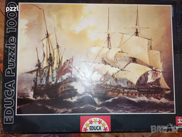 Пъзел "Sea Battle" 2005г. Educa 1000 части, снимка 1