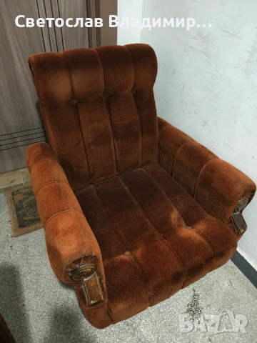 Разтегателен диван и 2 фотьойла, снимка 8 - Дивани и мека мебел - 53741852