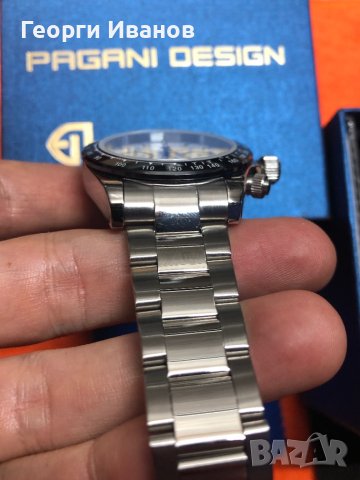 Pagani Design  Мъжки часовник Pagani Елегантен луксозен дизайн, стоманен, механизъм Seiko, снимка 13 - Мъжки - 42574554