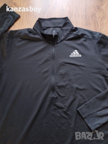 Adidas Own The Run 1/2 Zip Long Sleeve - страхотна мъжка блуза ХЛ КАТО НОВА, снимка 4 - Спортни дрехи, екипи - 52956890