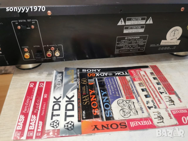 PIONEER PD-7300 CD PLAYER MADE IN JAPAN 1503261016, снимка 8 - CD дискове - 53844033