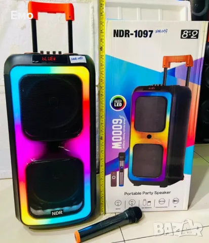 Караоке тонколона NDR-1097, снимка 6 - Караоке - 47738744