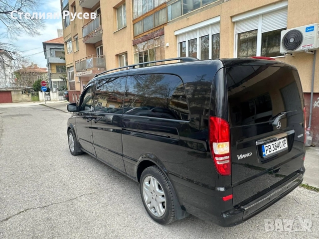 mercedes viano ambiente 3.0CDI Extra Long 224к.с / 7+1 - цена 32 600 лв или 16668,12 евро ,моля БЕЗ , снимка 9 - Бусове и автобуси - 51974308
