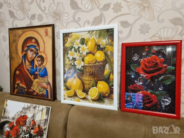 Картини и диамантени икони, снимка 17 - Декорация за дома - 53669601