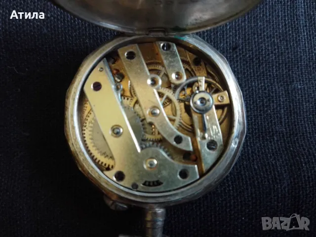 часовник джобен сребро и злато, снимка 3 - Мъжки - 50002520