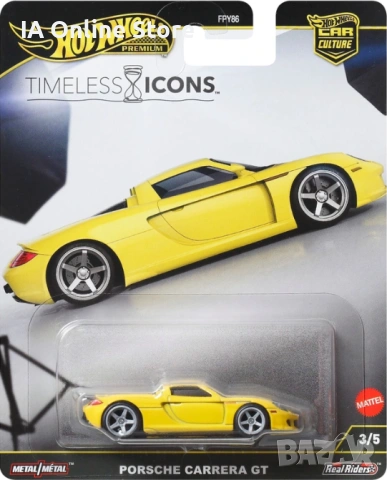 Hot Wheels Premium Porsche Carrera GT JBK91 Car Culture: Timeless Icons 
