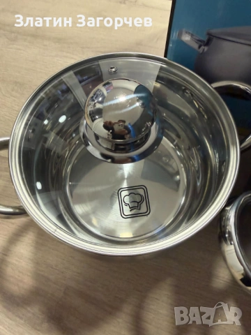 Комплект тенджери Swissgold EMMIE (SG-18099) – 3 броя, 5-слойно дъно, нови