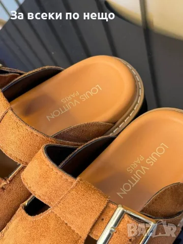 Louis Vuitton Дамски Затворени Чехли Луис Витон - Различни Цветове Код E183, снимка 14 - Чехли - 55974233