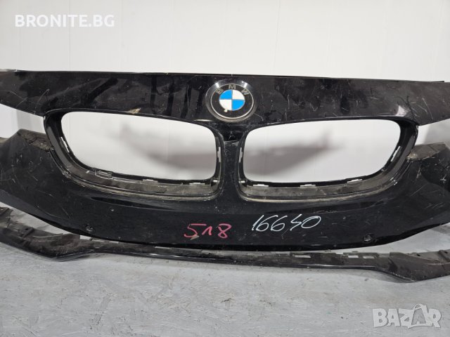 Предна броня за BMW 3 F30 F31 LCI БМВ 3 Ф30 Ф31 2015 – 2018 ФЕЙСЛИФТ 51117397622, снимка 4 - Части - 44489887