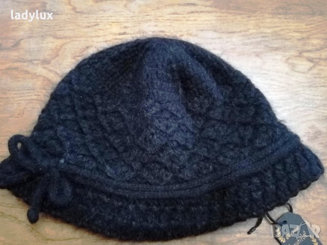 FRANSA, Нова Оригинална Шапка от Вълна и Ангора. Код 1579, снимка 6 - Шапки - 35955735