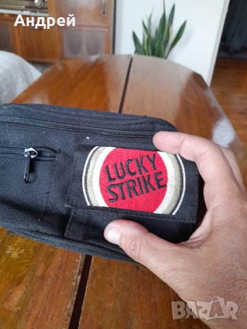 Стара чантичка за кръста Lucky Strike, снимка 2 - Други ценни предмети - 42539877