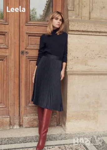 Плисирана миди пола солей Amisu