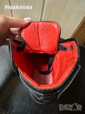 Дамски кожени боти, снимка 3 - Дамски боти - 47281807