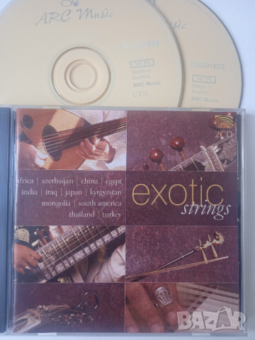 Оригинален ЕТНО двоен диск 2CD - Exotic Strings, снимка 1 - CD дискове - 44666286