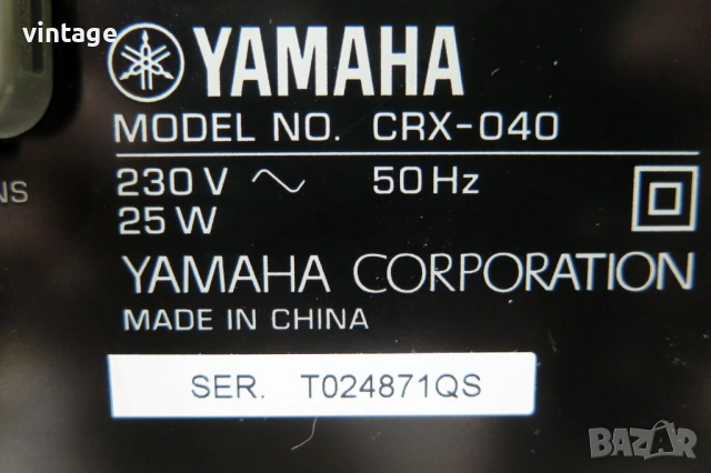 Yamaha CRX-040_black, снимка 7 - Аудиосистеми - 53645803