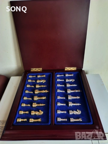 Уникален Луксозен Колекционерски Шах, снимка 6 - Колекции - 53297431