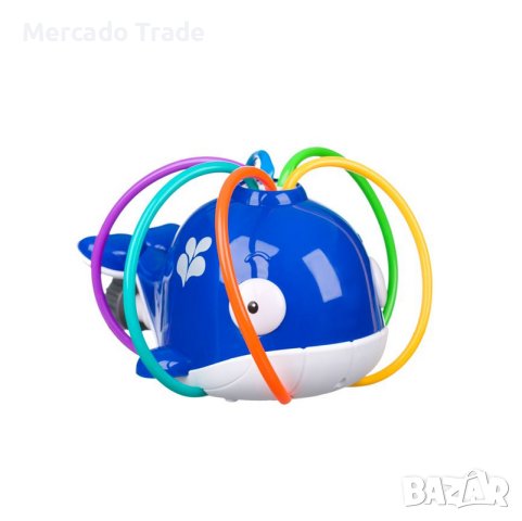 Пръскачка Mercado Trade, Въртяща се, За деца, За градината, Кит, Син, снимка 2 - Електрически играчки - 41713102
