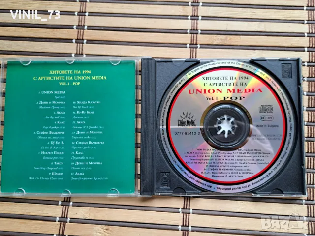  Хитовете На 1994 С Артистите На Union Media, снимка 2 - CD дискове - 49894012