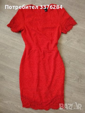 Червена рокля H & M, снимка 2 - Рокли - 41895551