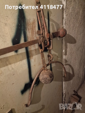 Продавам стар кантар с топузи, снимка 2 - Антикварни и старинни предмети - 52511878