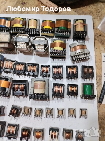 Трансформатори 100 броя различни , снимка 4 - Друга електроника - 52947881