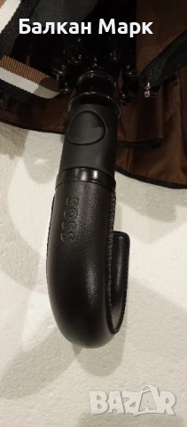 Сгъваем черен мъжки чадър Hugo Boss – ICONIC  нов продукт | Внос от Германия, снимка 6 - Други - 52572097