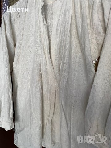 Автентична мъжка риза - кенар, снимка 4 - Антикварни и старинни предмети - 42110308